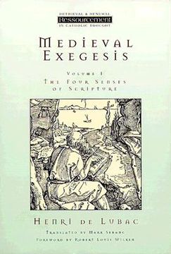 portada medieval exegesis, volume 1: the four senses of scripture (en Inglés)