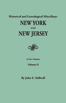 portada historical and genealogical miscellany: new york and new jersey. in five volumes. volume ii (in English)