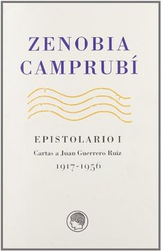 portada Epistolario 1 1917-1956 (Camprubi)