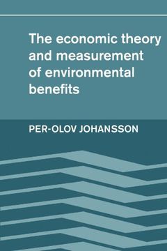 portada The Economic Theory and Measurement of Environmental Benefits Paperback (in English)