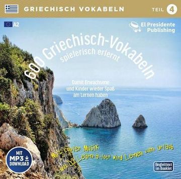 portada 600 Griechisch-Vokabeln Spielerisch Erlernt - Teil 4: Neugriechisch Niveau a2 - Ideal zum "Nebenbei-Lernen"