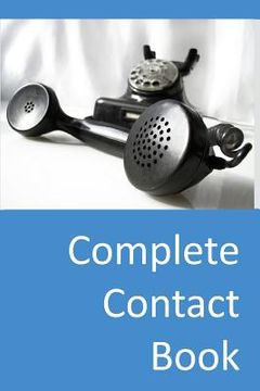 portada Complete Contact Book (en Inglés)