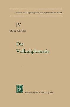 portada Die Volksdiplomatie (Studien zur Regierungslehre und Internationalen Politik)