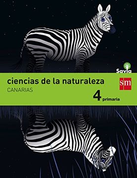 portada Savia, Ciencias de la Naturaleza, 4 Educación Primaria (Canarias)