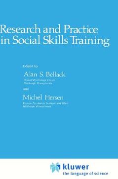 portada research and practice in social skills training (en Inglés)