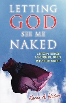 portada letting god see me naked (en Inglés)
