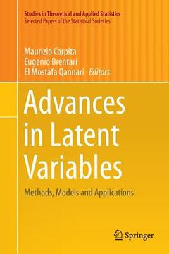 portada Advances in Latent Variables: Methods, Models and Applications (in English)