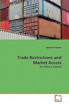 portada trade restrictions and market access (en Inglés)