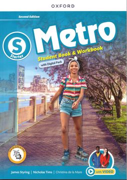 portada Metro: Starter Level: Student Book and Workbook With Digital Pack (Metro) (en Inglés)