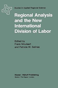 portada regional analysis and the new international division of labour (en Inglés)
