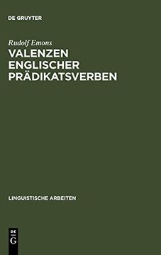 portada Valenzen Englischer Prèadikatsverben (en Alemán)