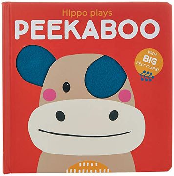 portada Hippo Plays Peekaboo: Wild (Felt Flap Animal Peekaboo) (en Inglés)