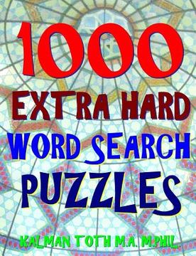 portada 1000 Extra Hard Word Search Puzzles: Fun Way to Improve Your IQ (in English)