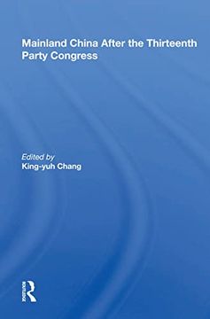 portada Mainland China After the Thirteenth Party Congress (en Inglés)
