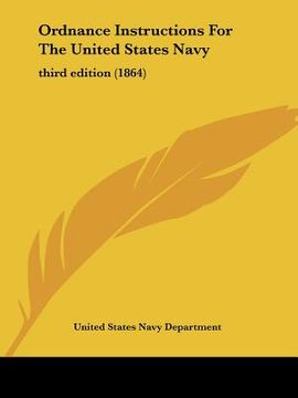 portada ordnance instructions for the united states navy: third edition (1864)