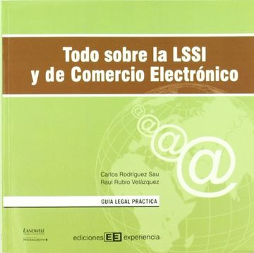portada Todo Sobre la Lssi y Comercio Electronico (in Spanish)