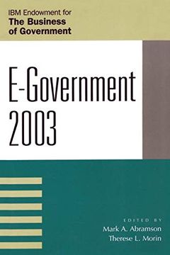 portada E Government 2003 pb (Ibm Center for the Business of Government) 