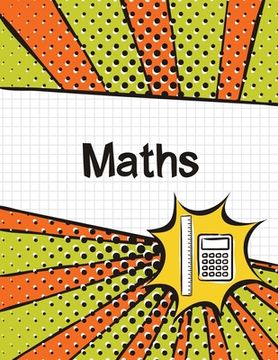 portada Maths Graph Paper Notebook: (Large, 8. 5X11) 100 Pages, 4 Squares per Inch, Math Graph Paper Composition Notebook for Students (en Inglés)