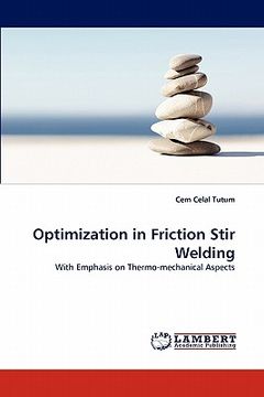 portada optimization in friction stir welding (in English)