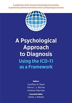 portada A Psychological Approach to Diagnosis: Using the ICD-11 as a Framework (en Inglés)