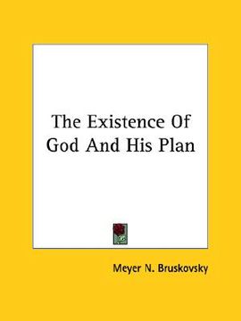 portada the existence of god and his plan (en Inglés)