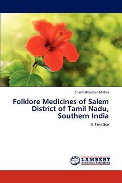 portada folklore medicines of salem district of tamil nadu, southern india (en Inglés)