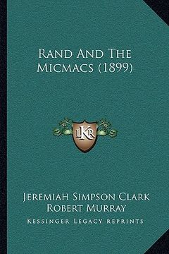 portada rand and the micmacs (1899) (in English)