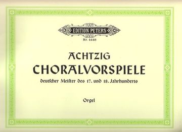 portada 80 Chorale Preludes by German Masters of the 17th and 18th Centuries (in English)
