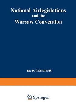 portada National Airlegislations and the Warsaw Convention (en Inglés)