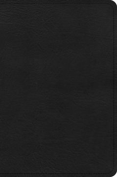 portada CSB Large Print Compact Reference Bible, Black Leathertouch (en Inglés)