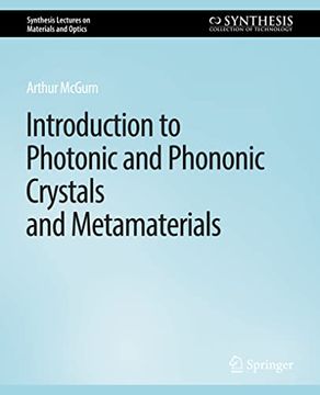 portada Introduction to Photonic and Phononic Crystals and Metamaterials (en Inglés)