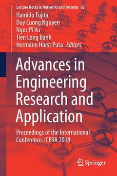 portada Advances in Engineering Research and Application: Proceedings of the International Conference, Icera 2018 (en Inglés)