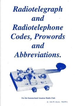 portada Radiotelegraph & Radiotelephone Codes, Prowords and Abbreviations (in English)