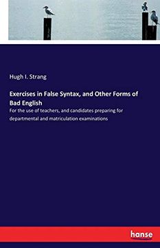 portada Exercises in False Syntax, and Other Forms of bad English (en Inglés)