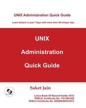 portada Unix Administration Quick Guide (in English)