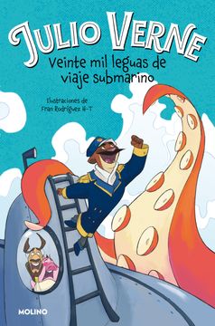 portada Veinte Mil Leguas de Viaje Submarino/Twenty Thousand Leagues Under the Sea (in Spanish)