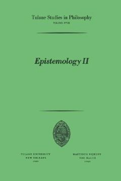 portada epistemology ii (in English)