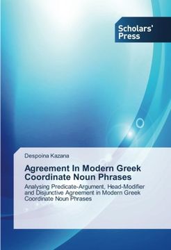 portada Agreement in Modern Greek Coordinate Noun Phrases