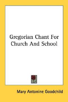 portada gregorian chant for church and school (in English)