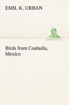 portada birds from coahuila, mexico (en Inglés)