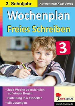 portada Wochenplan Freies Schreiben / Klasse 3: Jede Woche Übersichtlich auf Einem Bogen! (3. Schuljahr) (in German)