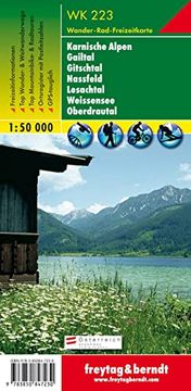 portada Naturarena Kärnten-Gailtal-Gitschtal-Lesachtal-Weissensee-Oberes Drautal. Wanderkarte. 1: 50 000.
