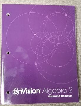 portada Envision Algebra 2 2018 Teacher Assessment Resource Book
