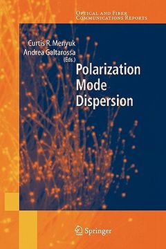 portada polarization mode dispersion (en Inglés)