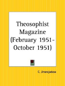 portada theosophist magazine february 1951-october 1951 (en Inglés)