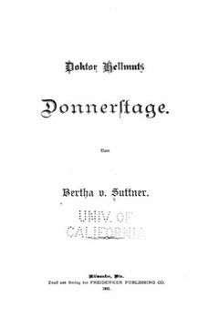 portada Doktor Hellmuts Donnerstage (German Edition)