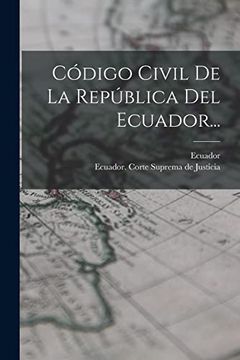 portada Código Civil de la República del Ecuador.