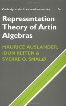 portada Representation Theory of Artin Algebras Paperback (Cambridge Studies in Advanced Mathematics) (en Inglés)