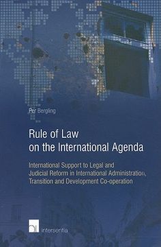 portada Rule of Law on the International Agenda: International Support to Legal and Judicial Reform in International Administration, Transition and Developmen (en Inglés)