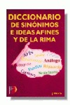 portada diccionario de sinónimos e ideas afines y  de la rima